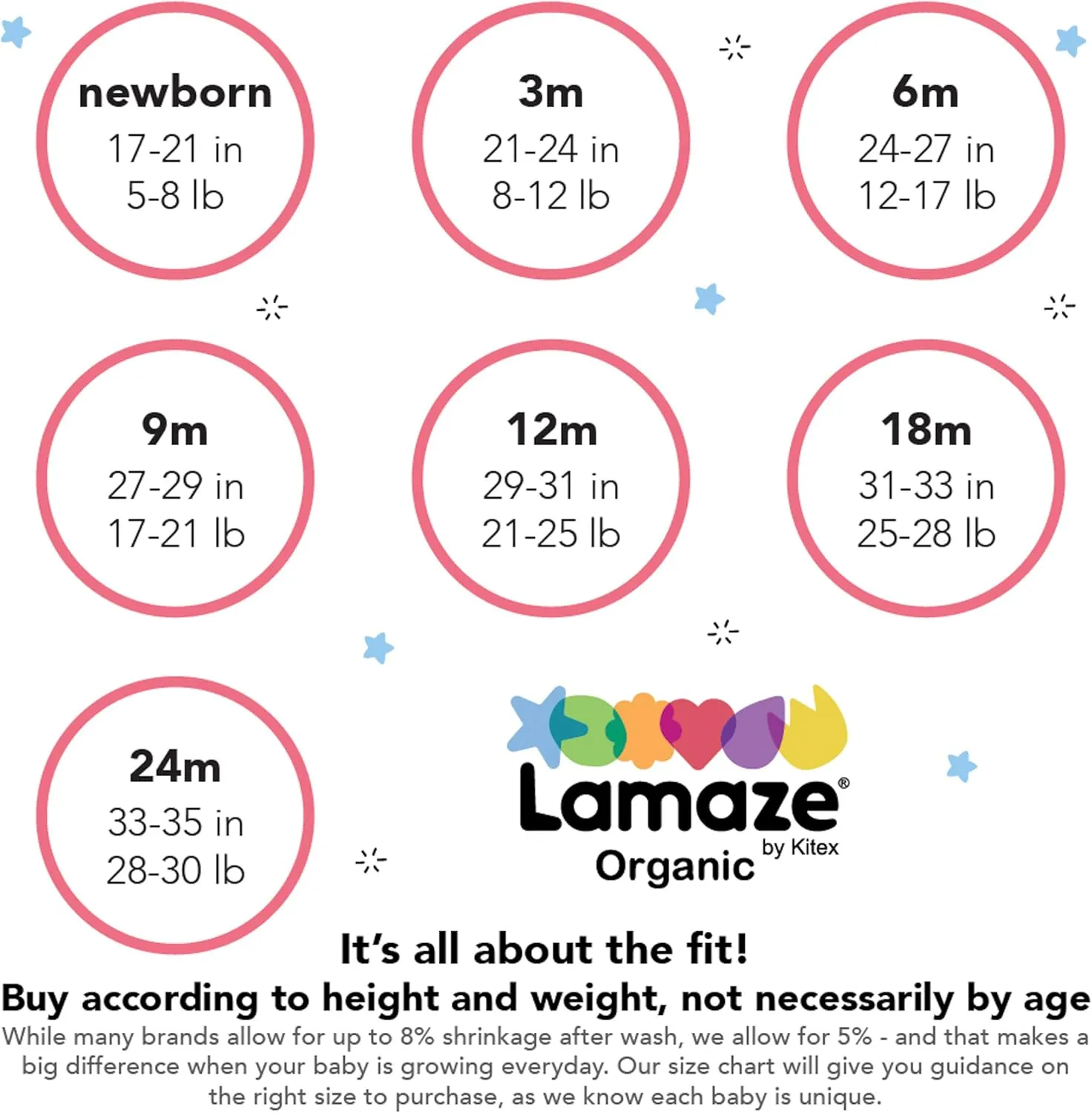 Lamaze Baby Girls' Sleep N Play, Footed Sleepwear, 1 Pack