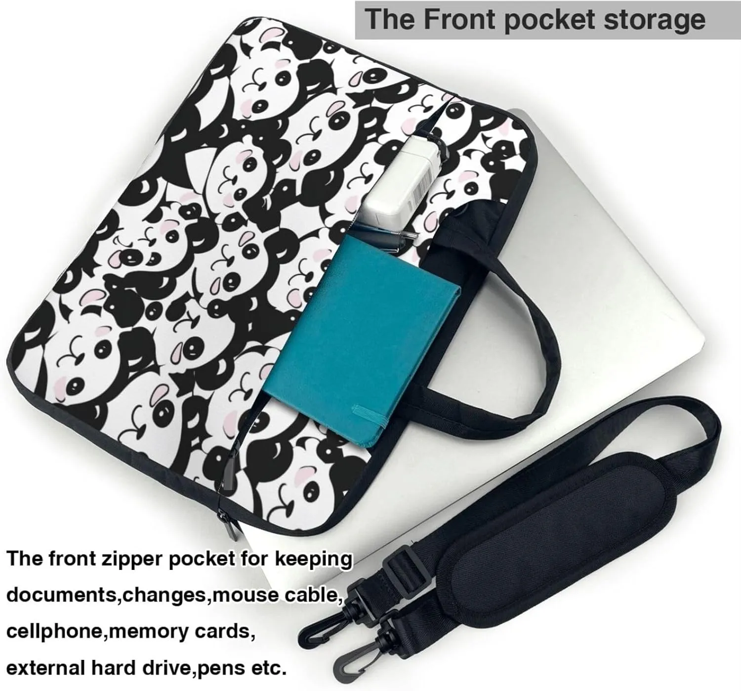 Laptop Crossbody Bag fit,Little Snowman Handbag CrossbodyBag, Suitable for Office School Travel
