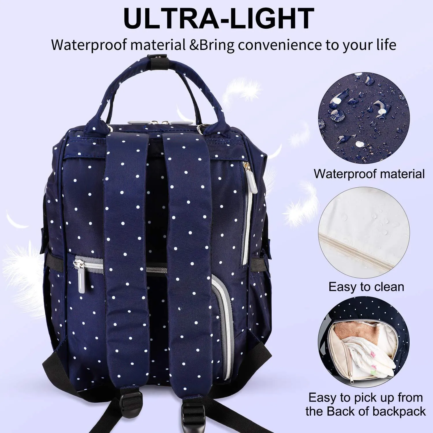 Large capacity for mommy bag