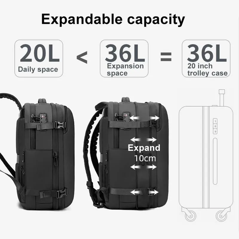 Large Capacity Vacuum Compression Backpack
