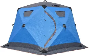 Large Space Ice Fishing Tent Winter Fishing Shelter Camping Padded Breathable Windproof Thickened Cotton Warm Tent