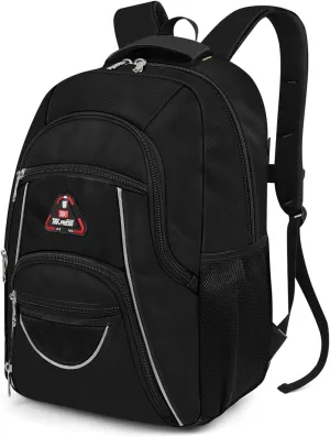 Large Travel Backpack,Carrt on Bussiness Backpack Waterproof Expandable Airplane Approved Weekender Bag for Man Women Black