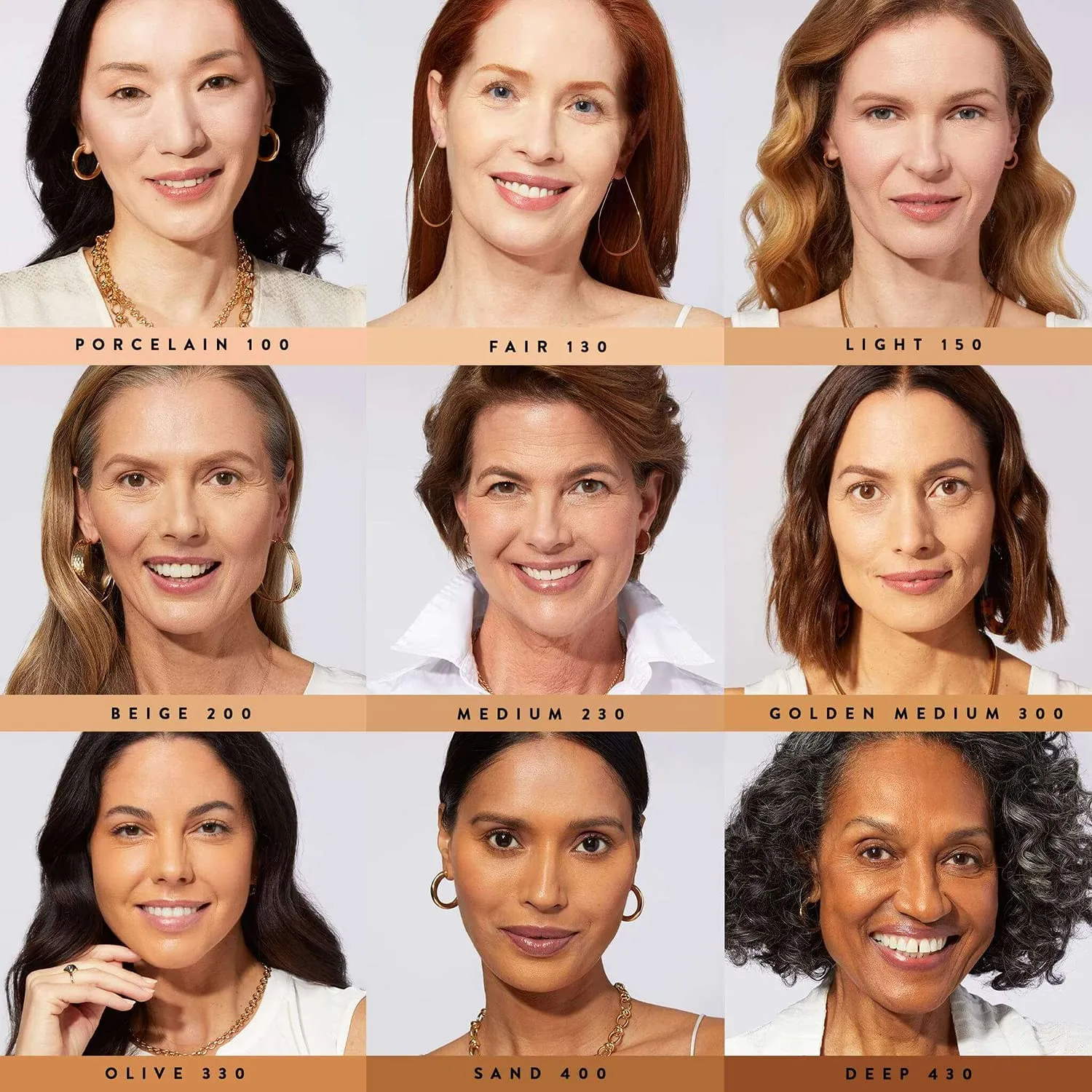 LAURA GELLER NEW YORK Timeless Skin Medium Coverage Cream Compact Foundation, Medium to Full Coverage, Fair 130