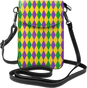 Leather Small Crossbody Bags for Women Cell Phone Bag Cross Body Purses