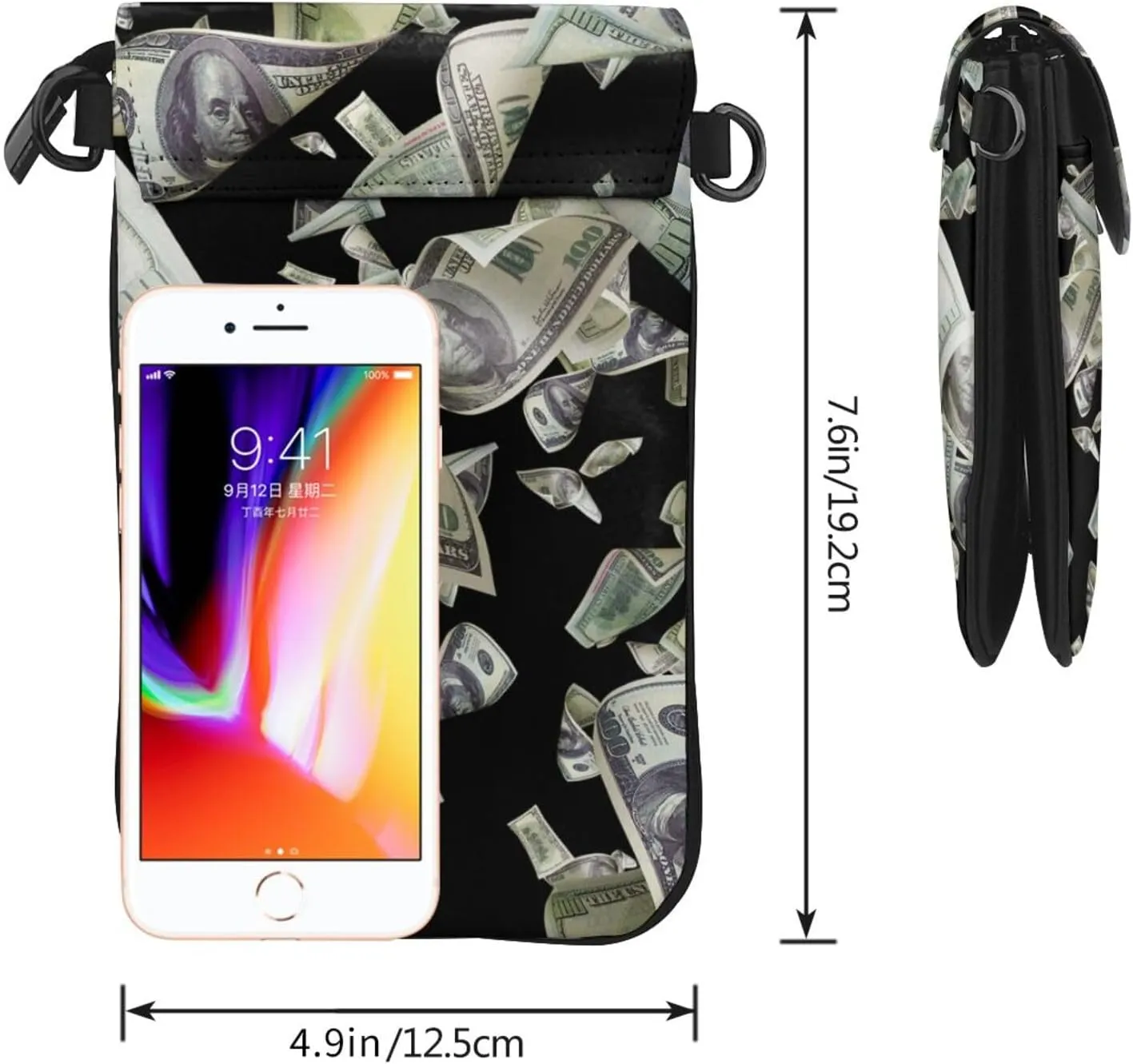 Leather Small Crossbody Bags for Women Cell Phone Bag Cross Body Purses
