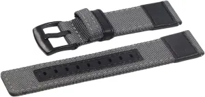 LEVINE watch strapStylish and elegant Watch Straps for Men Women,20mm-22mm Military Style Nylon and Leather Splicing Non-slip Watchband Black Pin Clasp Skin Friendly Watch Strap