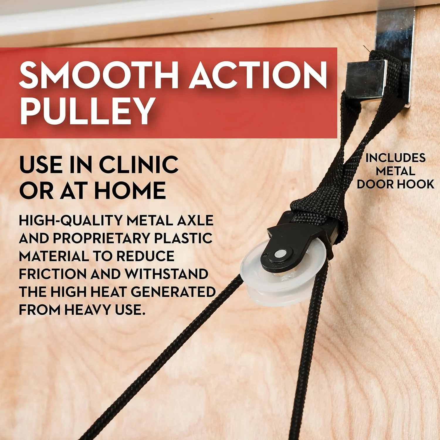 Lifeline Shoulder Pulley Deluxe, Physical Therapy FSA, Physical Therapy Equipment, Over The Door Exercise Pulley