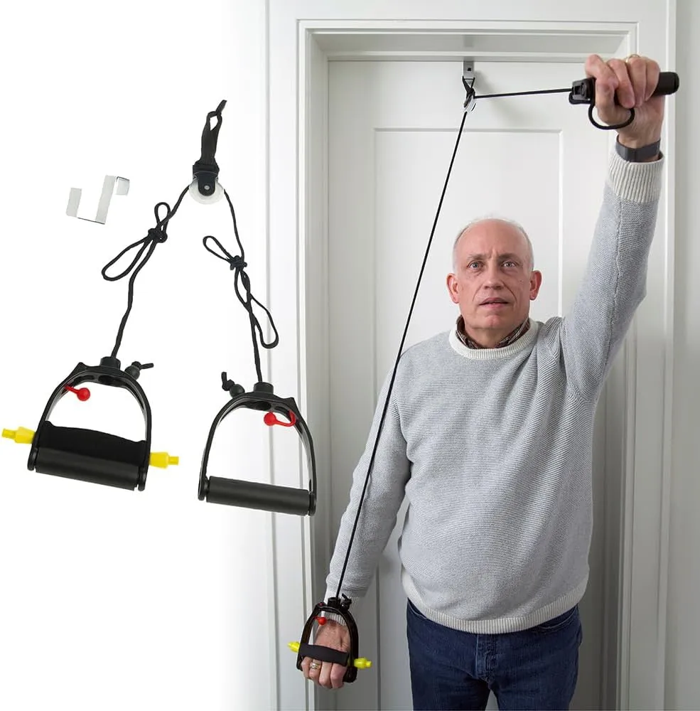 Lifeline Shoulder Pulley Deluxe, Physical Therapy FSA, Physical Therapy Equipment, Over The Door Exercise Pulley