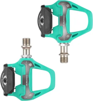 Lightweight Road Bike Pedals SPD-SL Compatible Clipless Cycling Pedals with Cleats | High-Performance Nylon | High-Performance Low-Profile Design for Road Cycling