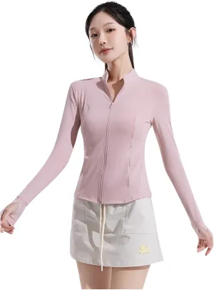 lilaBelle]【Arabic Style Women's Cooling Protective Wear | Stretchable Workout Jacket with k Guard | Quick-Dry UV Blocking Top for Desert Hiking & Fitness (2025 Summer Collection)