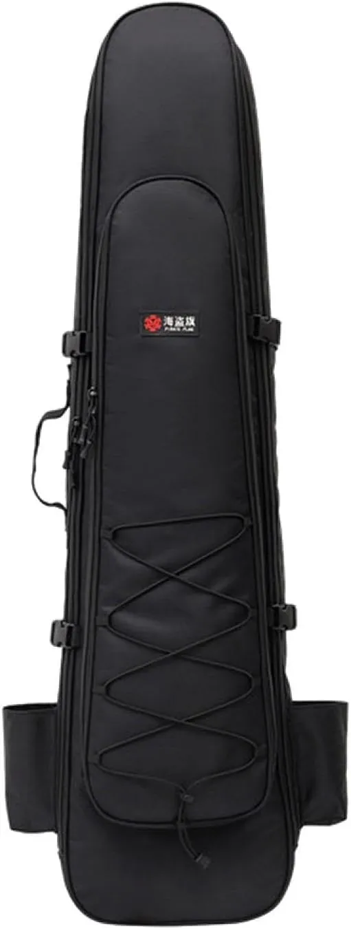 Long Fins Bag Flippers Bag Waterproof Zipper Closure Backpack Diving Bag for Spearfishing Camping Water Sports