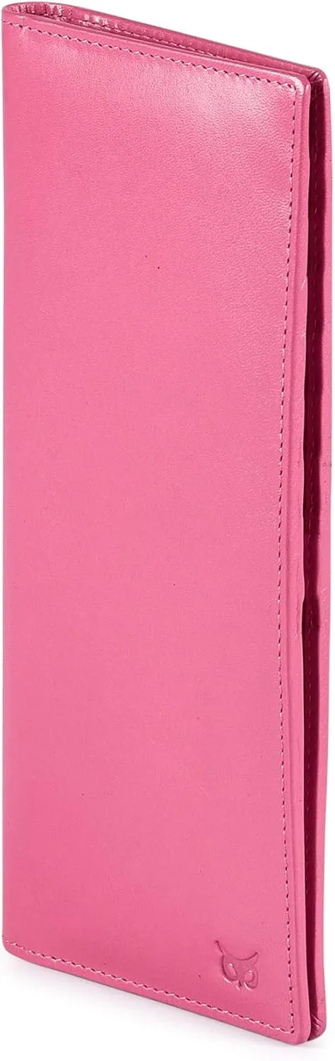 Long Wallet for Men Women Real Leather Bifold RFID Stylish Slim Handmade 2 ID Window Credit Card Holder in Gift Box