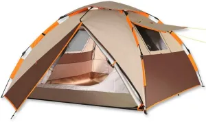 Luxury Tent Outdoor Tent Camping Automatic 3-4 People Double Rainproof Sun Protection for Backpacking Fishing
