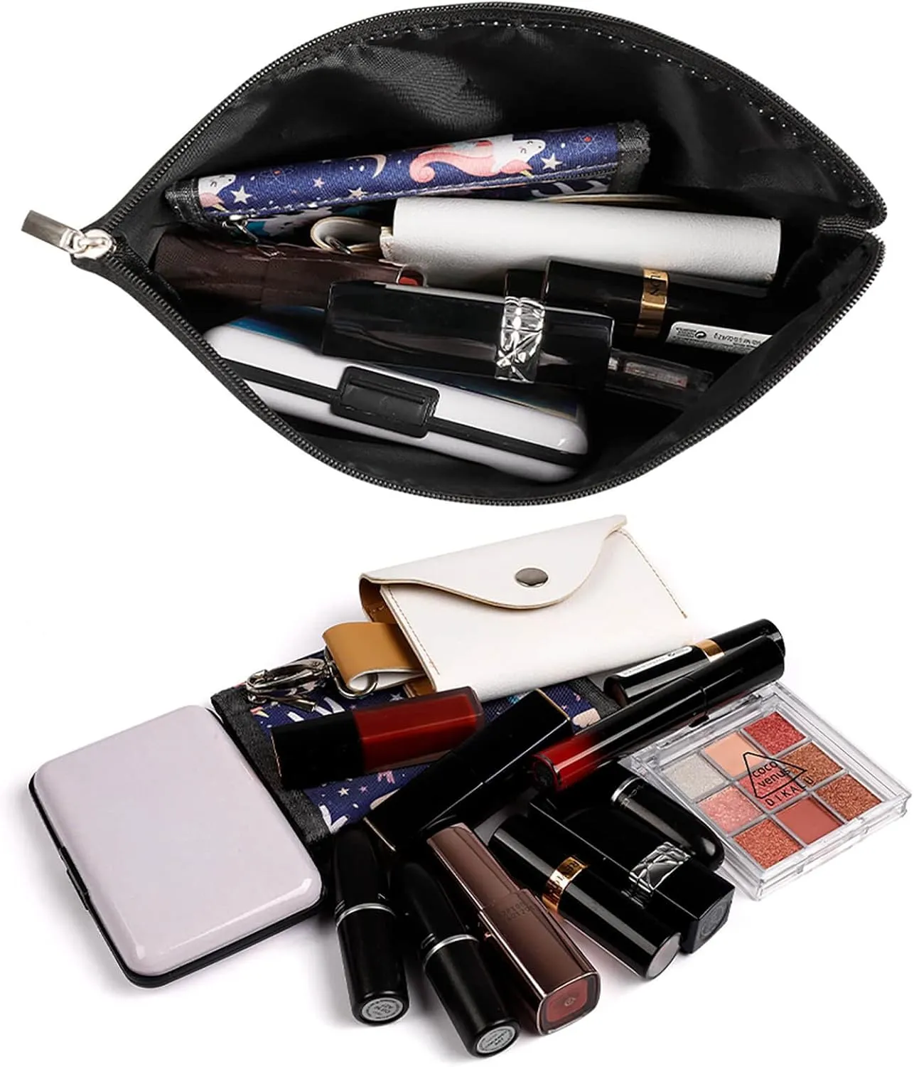Makeup Bag Travel Cosmetic Bag Portable African Resource Toiletry Bag Large Capacity Zipper Pouch Makeup Organizer Case Waterproof Toiletry Pouch for Women Men