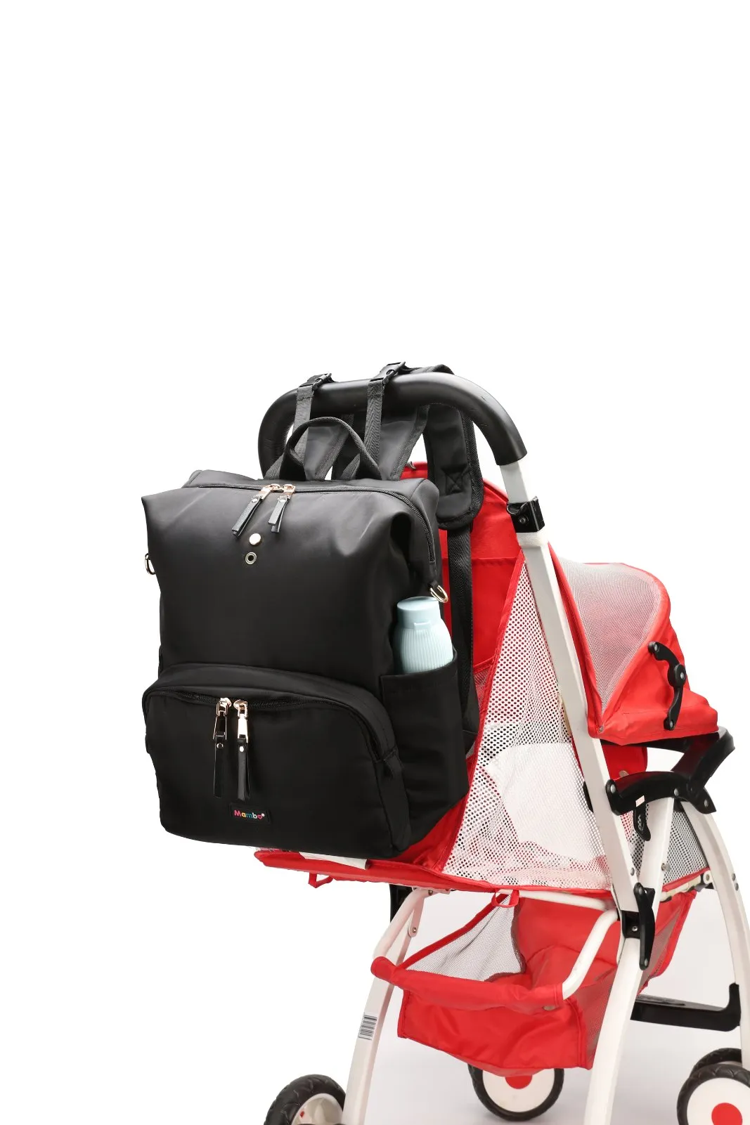 Mambo Nylon Waterproof Multi-pocket Diaper Bag