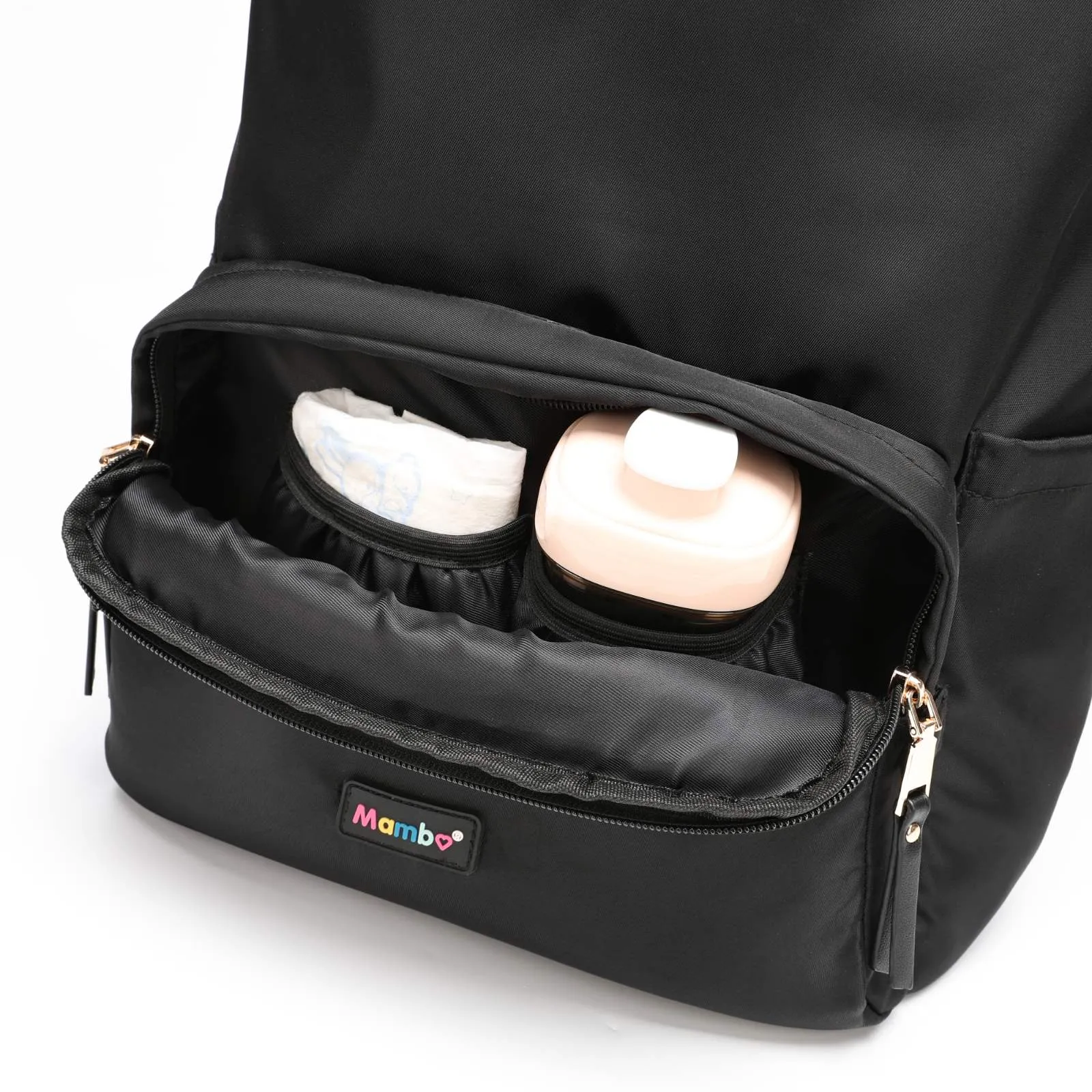 Mambo Nylon Waterproof Multi-pocket Diaper Bag