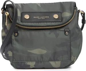 Marc Jacobs Preppy Nylon Mini Natasha Crossbody Bag, Camo Multi
