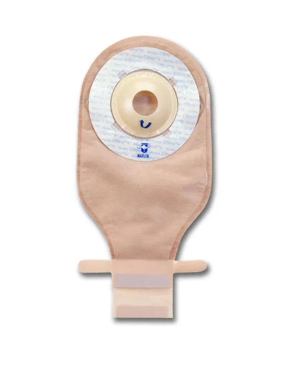 Marlen 51632 UltraLite Deep Convex Transparent Pouch with Skin Shield Barrier and Kwik-Klose Closure, 1(1/4)", Box of 10