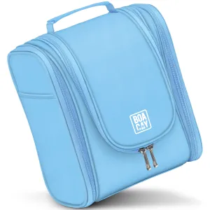 Medium Collapsible Hanging Toiletry Bag - Baby Blue