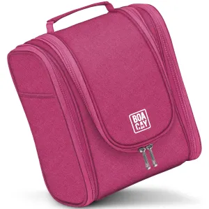 Medium Collapsible Hanging Toiletry Bag - Cerise Pink