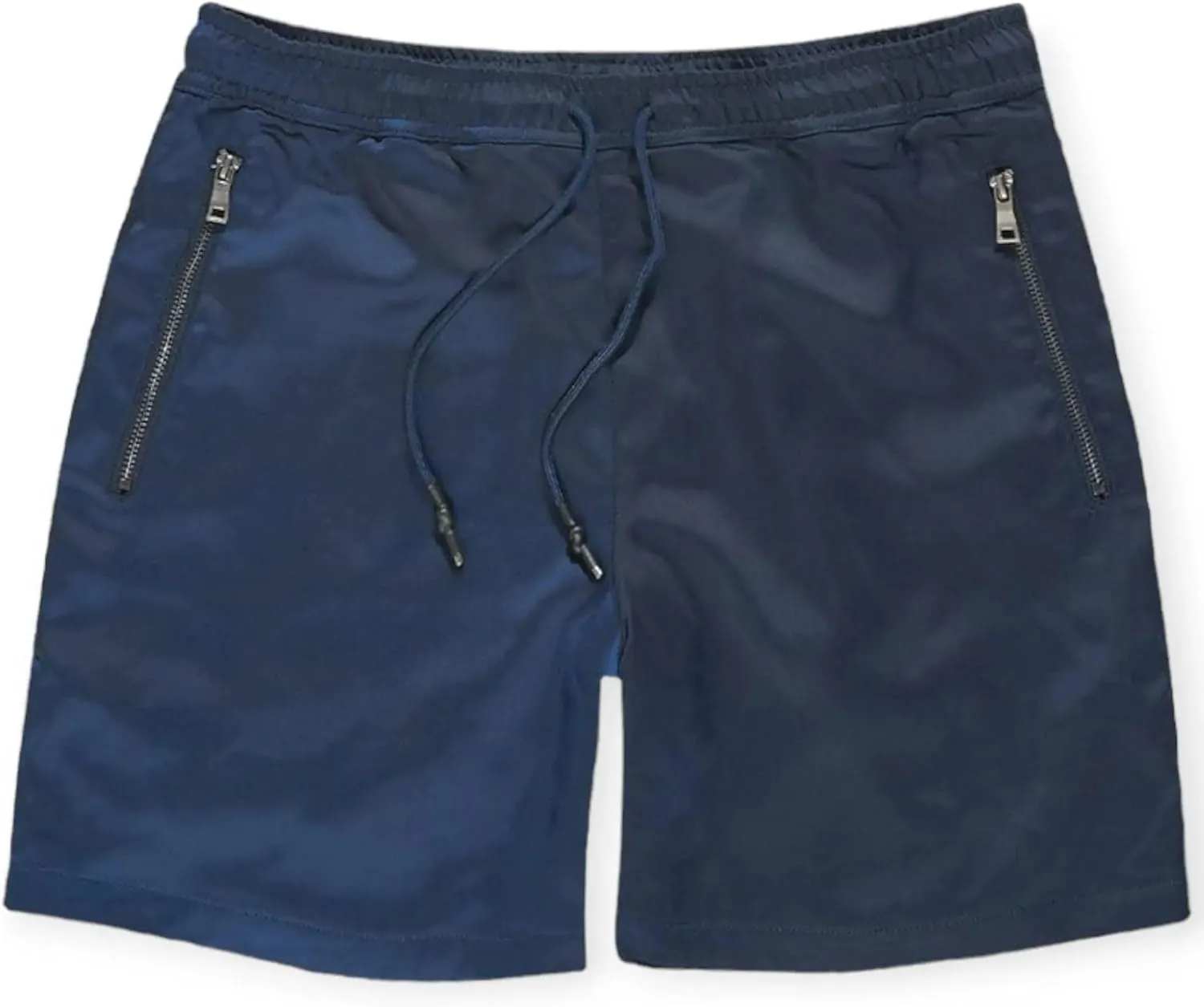 Men Quarter Zip Nylon Short (Navy)