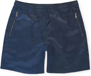 Men Quarter Zip Nylon Short (Navy)