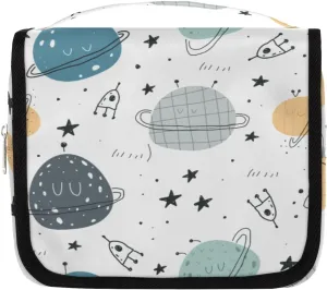 Men Women Toiletry Bags for Traveling, Space Imagination Travel Toiletry Bag, Hanging Toiletry Kit Set with Multiple Compartments, Compact Travel Bathroom Organizer