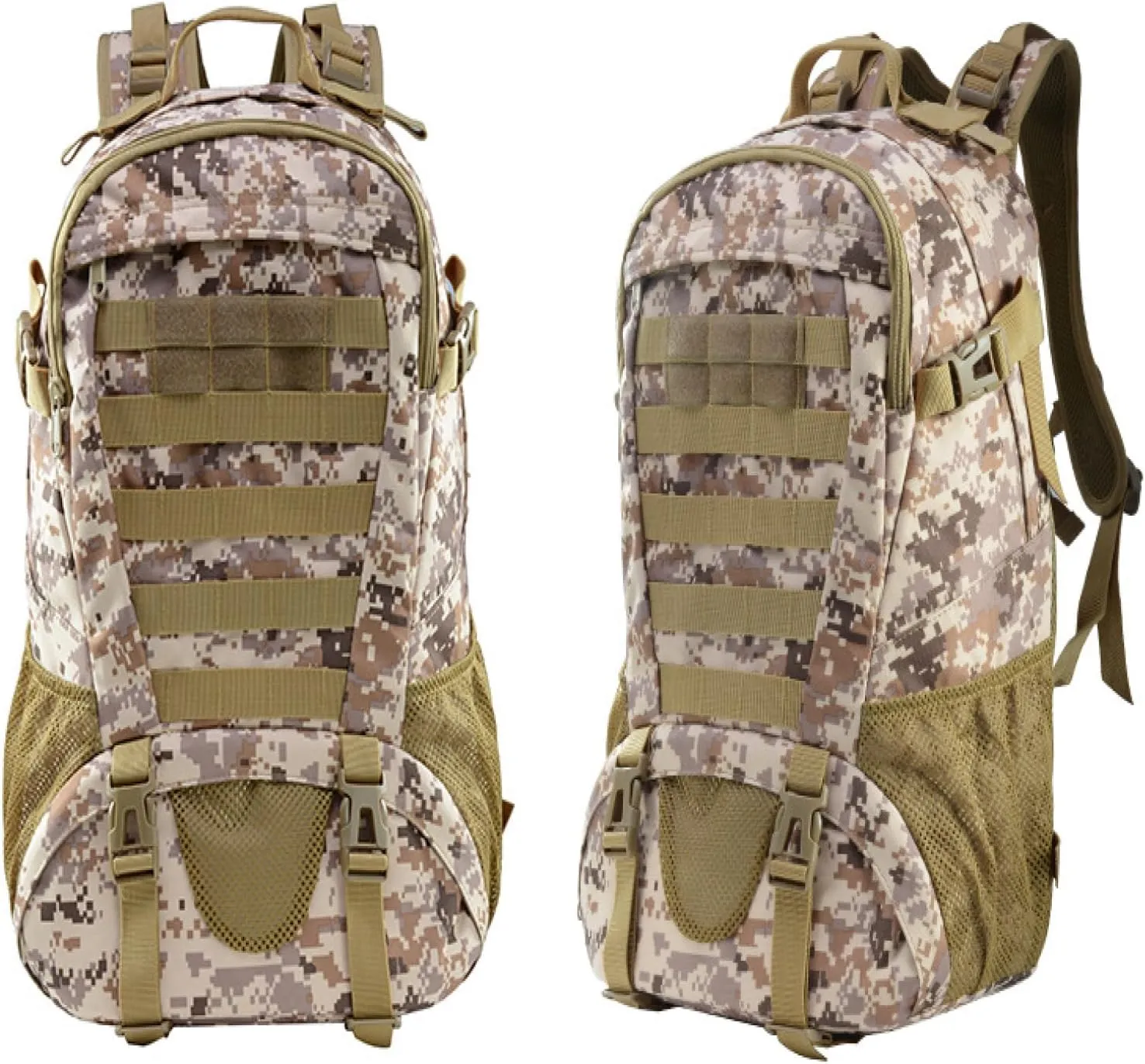 Men's 3P Backpack Army Bag Camouflage Trekking Bag Outdoor Mountaineering Tactical Backpack