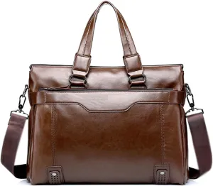 Men's briefcase Business handbag Computer bag Office travel crossbody bag 1 shoulder backpack