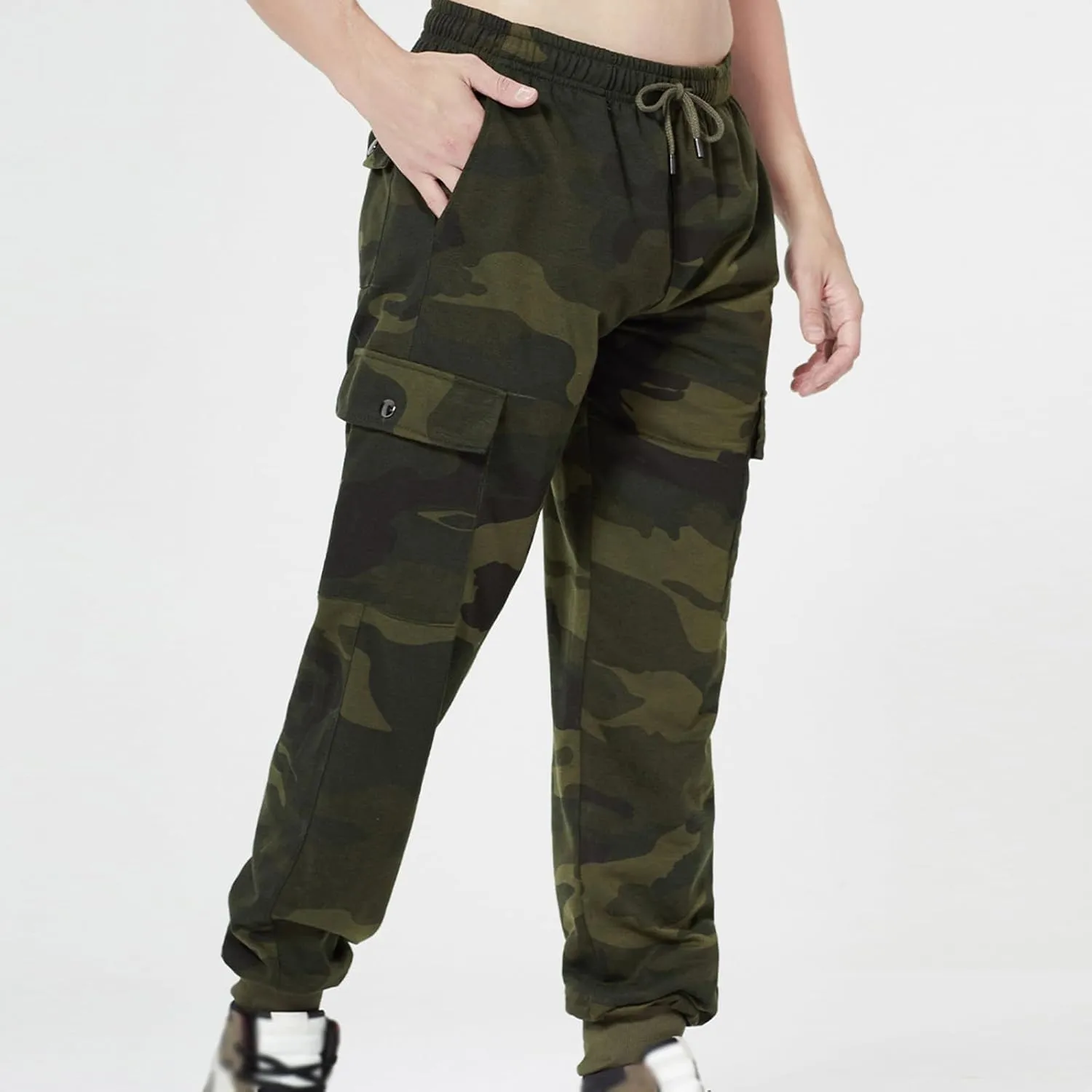 Mens Cargo Pants Outdoor Men's Hiking Pants Casual Lightweight Joggers Work Pants Multi-Pocket Military Pants
