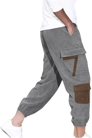 Men's Joggers Active Athletic Workout Jogger Sweatpants for Men Casual Sports Running Fashion Cargo Pants with Pocket