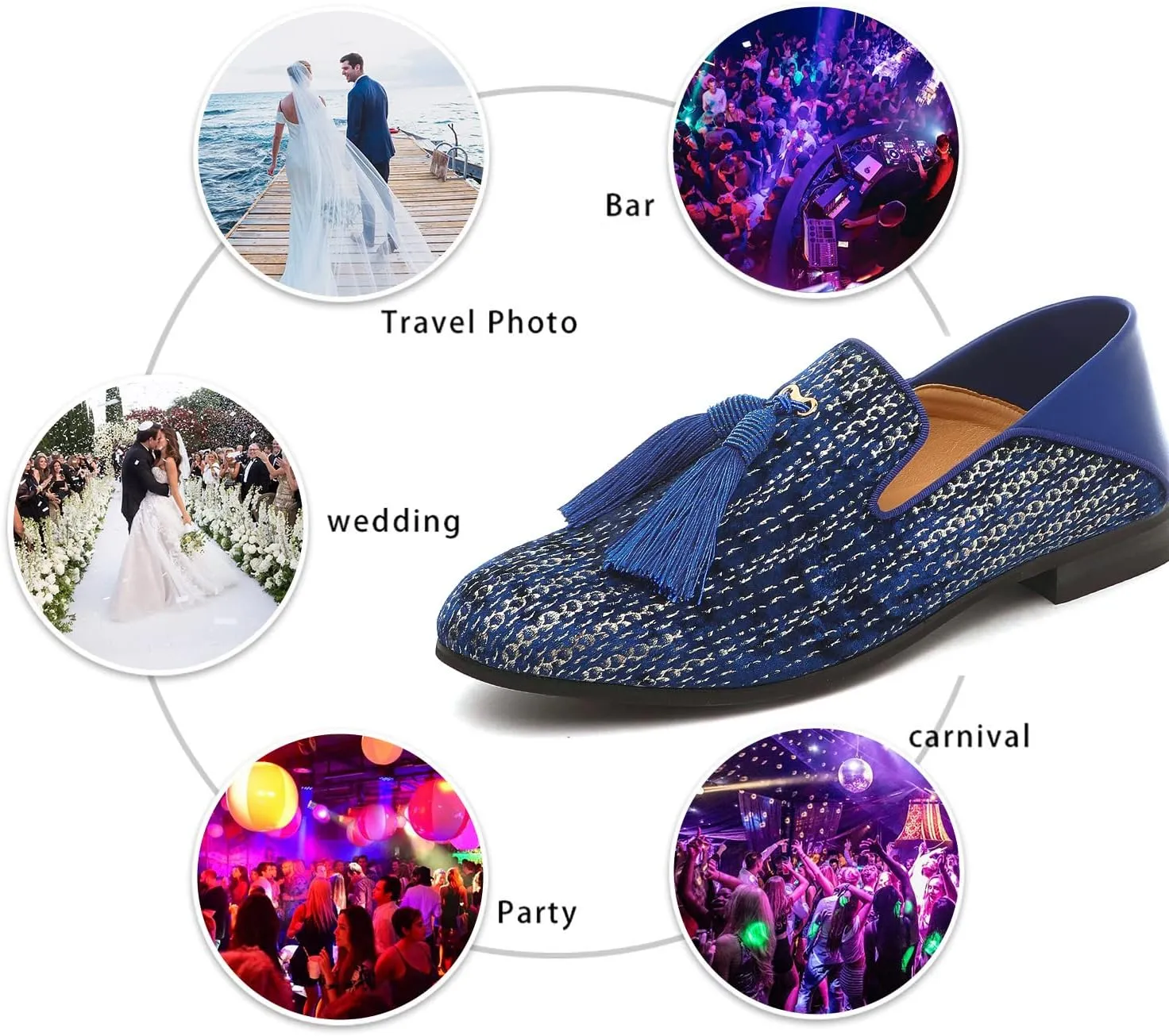Mens Leopard Loafers Leather Embroidery Spiked Slip on Dress Shoes Slipper Luxury Fashion Penny Prom