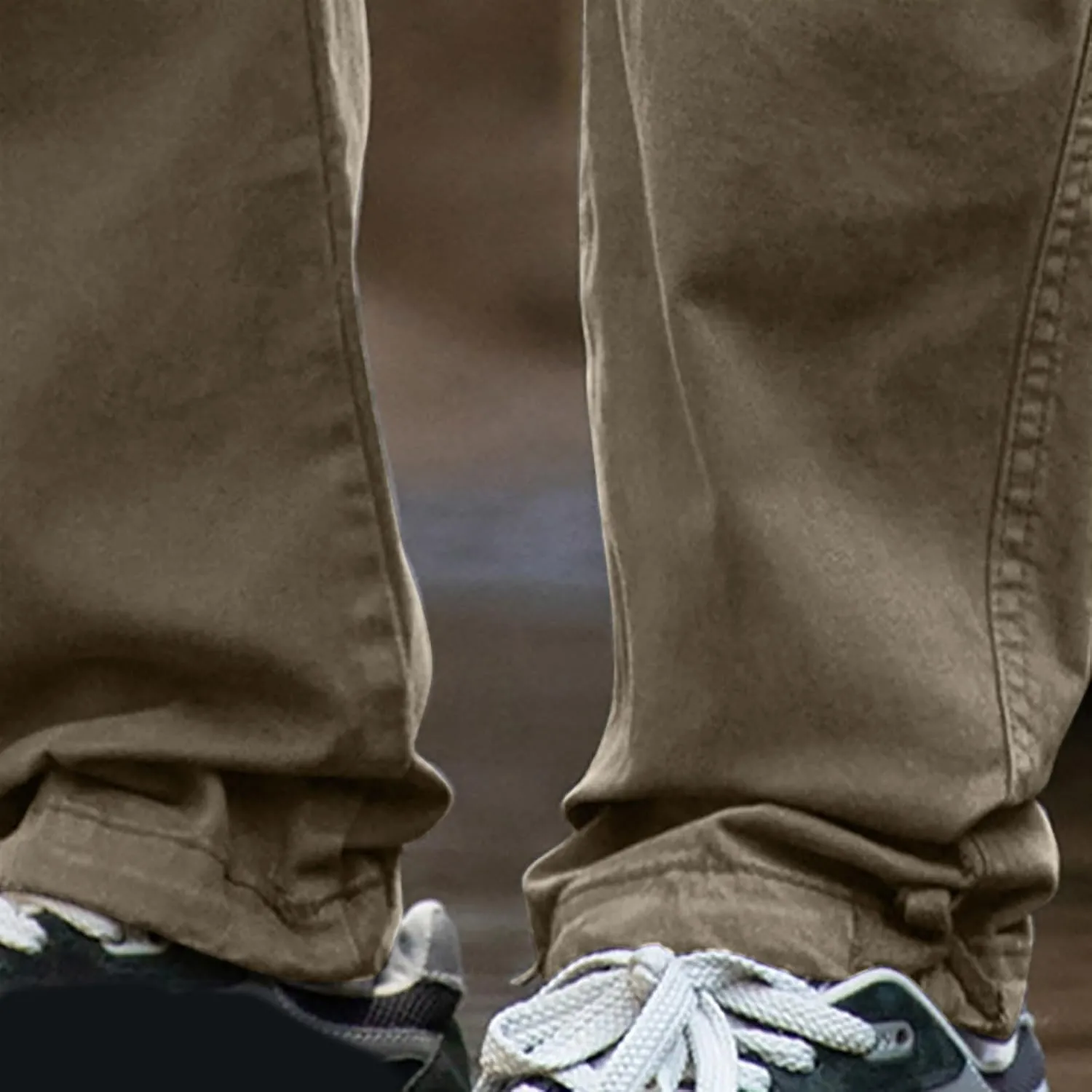 Mens Lounge Cargo Pants Plus Size Joggers Pants Stretch Fish Pants Multi-Pocket Straight Leg Pants Fall Basic Pants