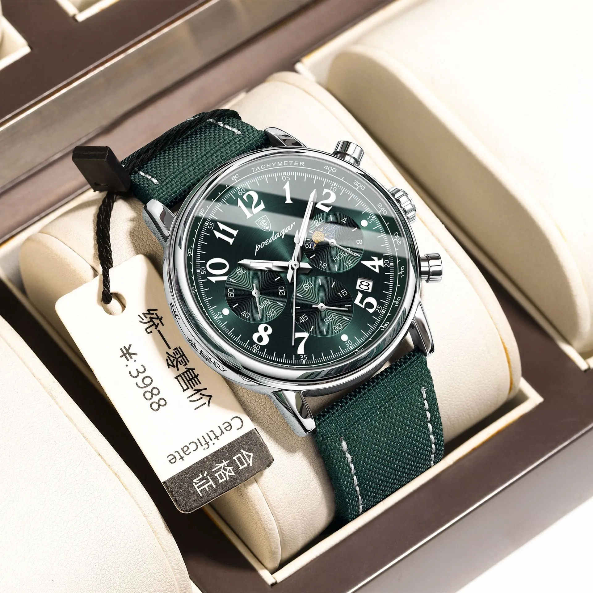 Men's Multi-functional Quartz Watch