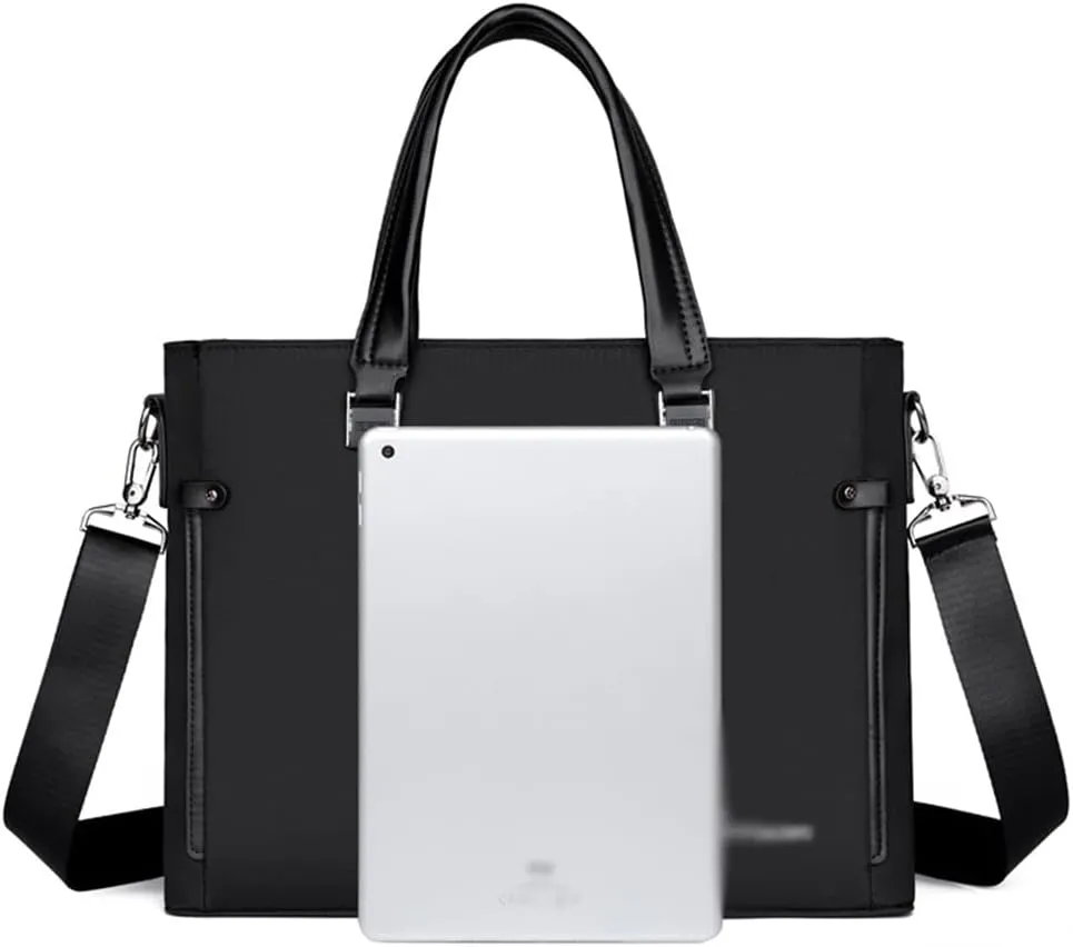 Men's Oxford Cloth Handbag Large Capacity Computer Conference Men's Casual Document Shoulder Cross-body