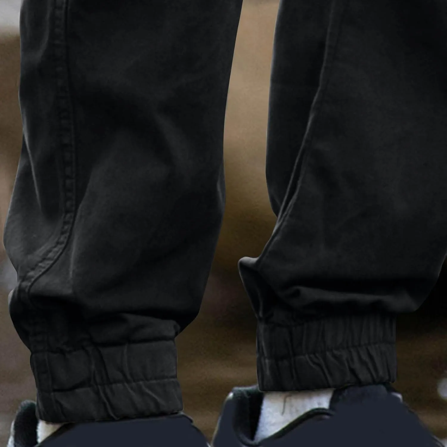 Men's Pants Work Elastic Waist Outdoor Sports Cargo Pant with Pocket Spring Regular Fit Trendy 2025 Casual Pants