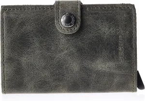 Men's Secrid Seacrid Mini Wallet Vintage Olive-Black
