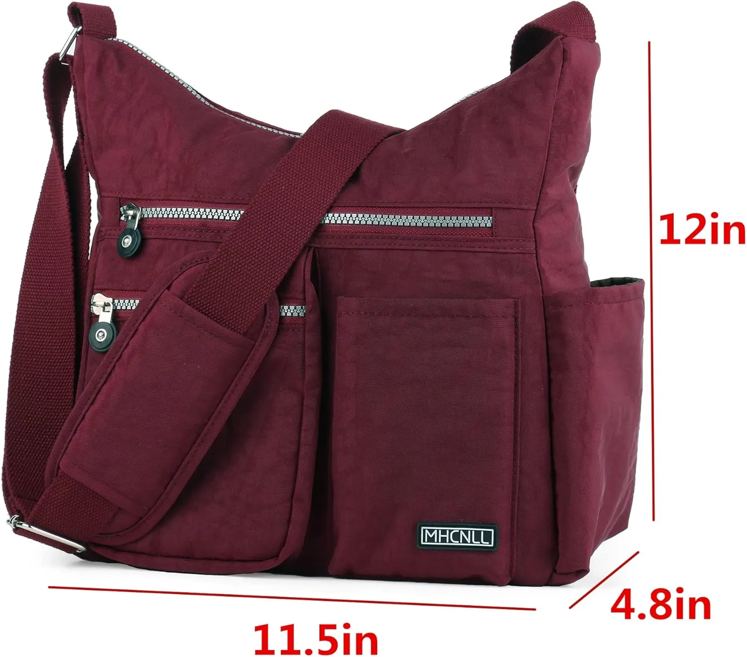 MHCNLL Crossbody Bag with Anti Theft RFID Pocket - Women Lightweight Water-Resistant Purse