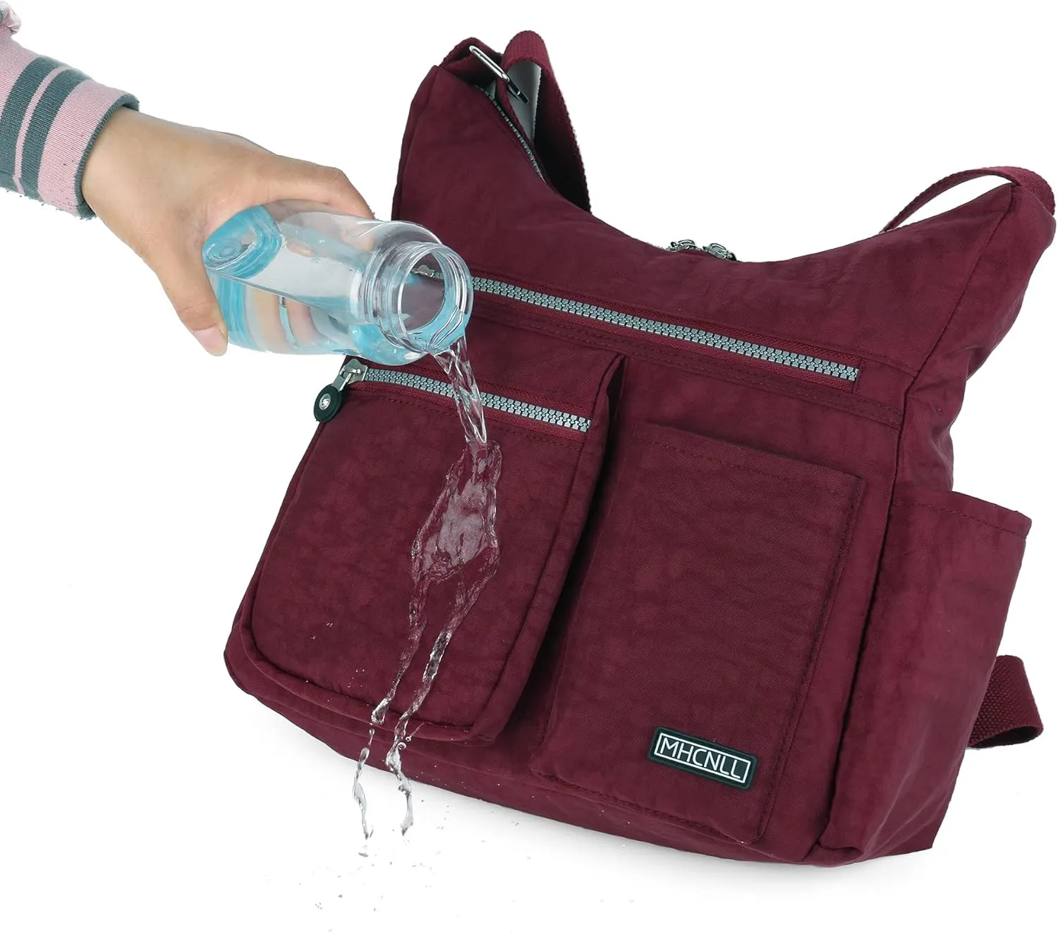 MHCNLL Crossbody Bag with Anti Theft RFID Pocket - Women Lightweight Water-Resistant Purse