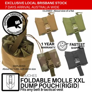 Military Folding Compact Dump Pouch (Rigid) FREE 5 DAY SHIPPING AUSTRALIA