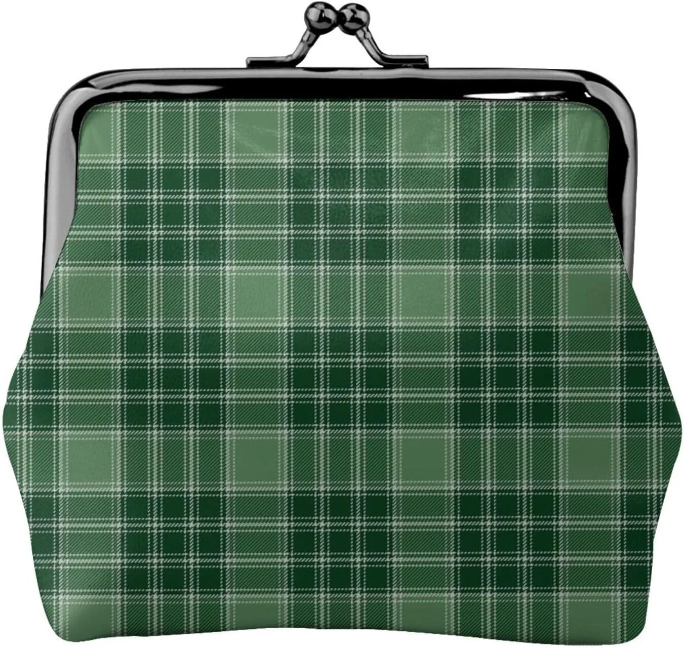 Mini PU Leather Change Purse MacDonald Lord of the Isles Hunting Tartan Coin Purses Wallet with Clasp Pouch