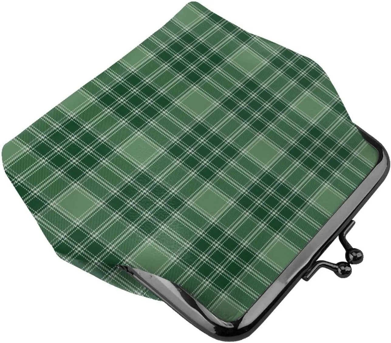 Mini PU Leather Change Purse MacDonald Lord of the Isles Hunting Tartan Coin Purses Wallet with Clasp Pouch