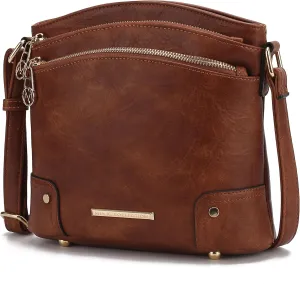 MKF Collection Women's Shoulder Bag, Vegan leather Crossbody Bag Lady Handbag Purse by Mia K
