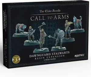 Modiphius Entertainment The Elder Scrolls: Call to Arms - Dawnguard Stalwarts - 6 Unpainted Resin Figures (MUH0330306)