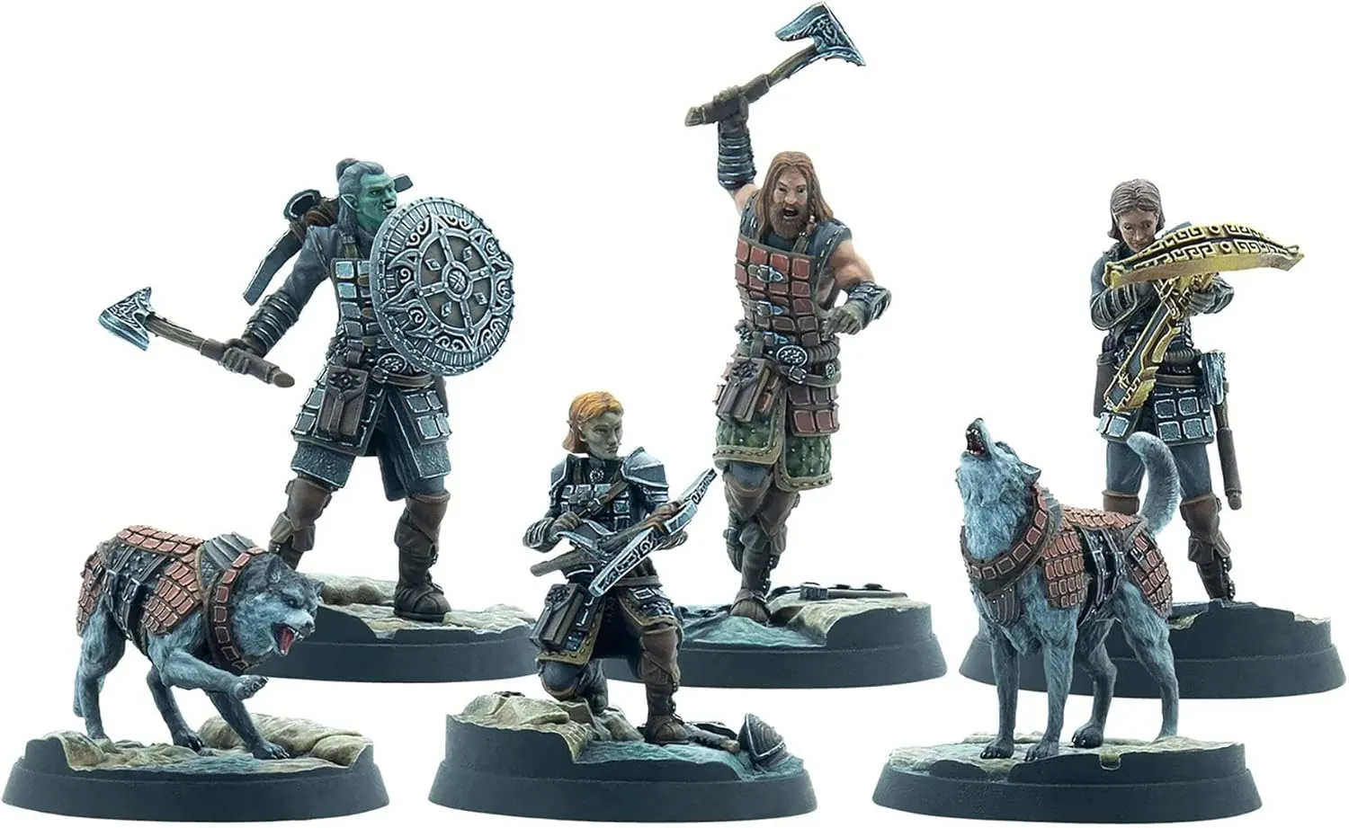 Modiphius Entertainment The Elder Scrolls: Call to Arms - Dawnguard Stalwarts - 6 Unpainted Resin Figures (MUH0330306)