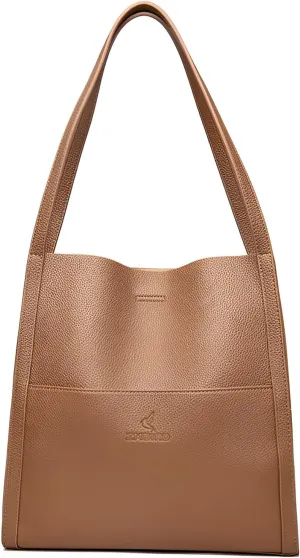 Mokcoliy]【Stylish Mom Bag Women's Oversized Shoulder Tote - Water- PU Organizer with Multiple Pockets, Fashionable Diaper Bag for Daily Use & Weekend Outings