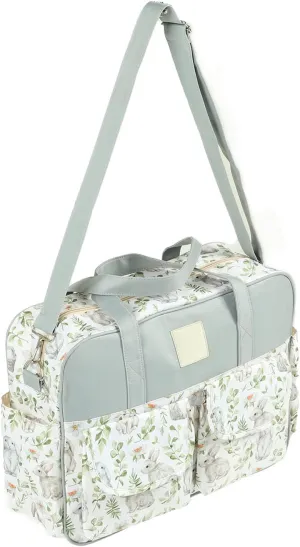 Mommy Messenger Bag, Strap Lightweight Maternity Diaper Bag for Mom Travel (Bunny)
