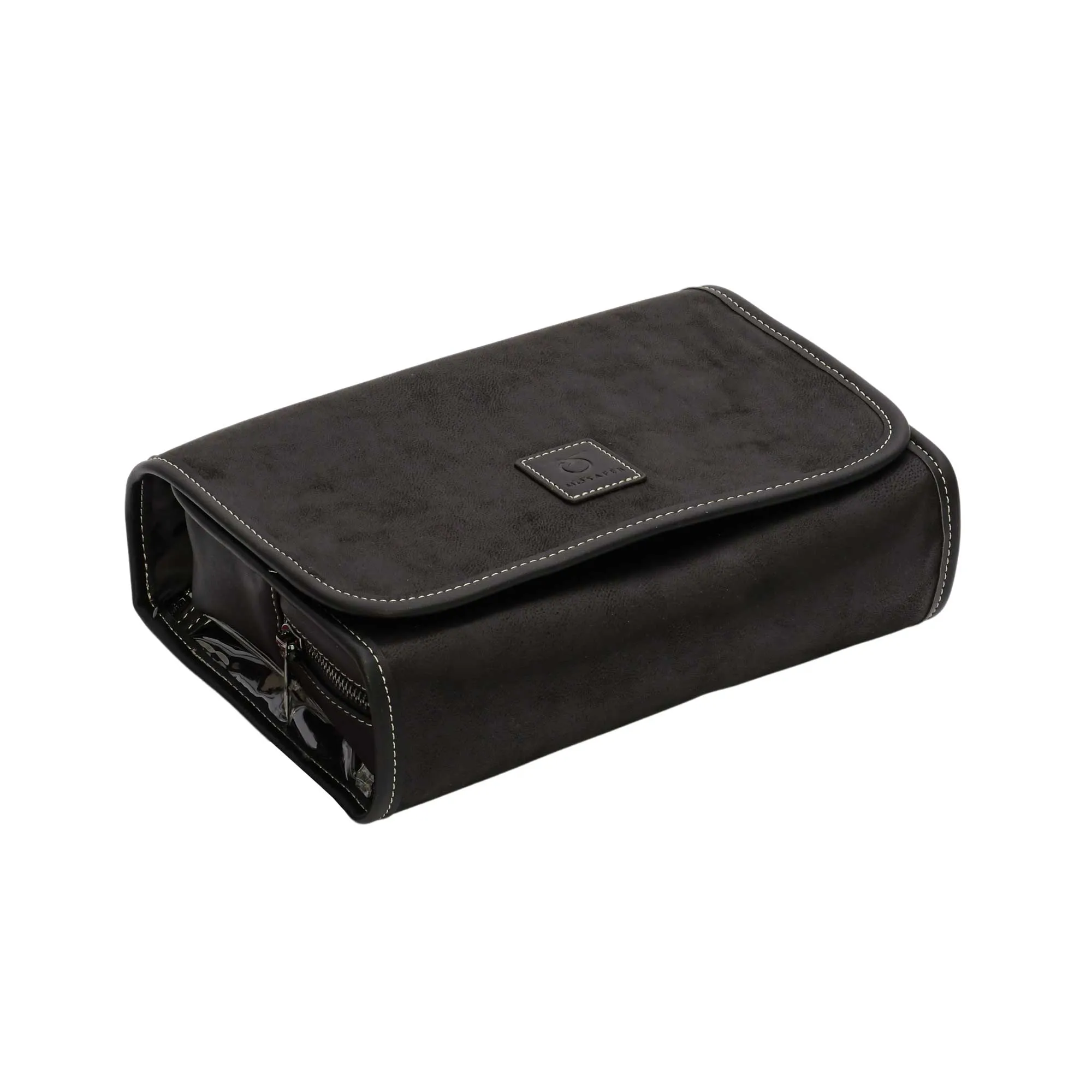 Mosafer Men's Seasonal Collection Black Hanging Toiletry, Size : 25X20X6cm