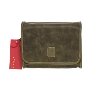 Mosafer Men's Seasonal collection Olive Hanging Toiletry, Size : 27X19X12cm