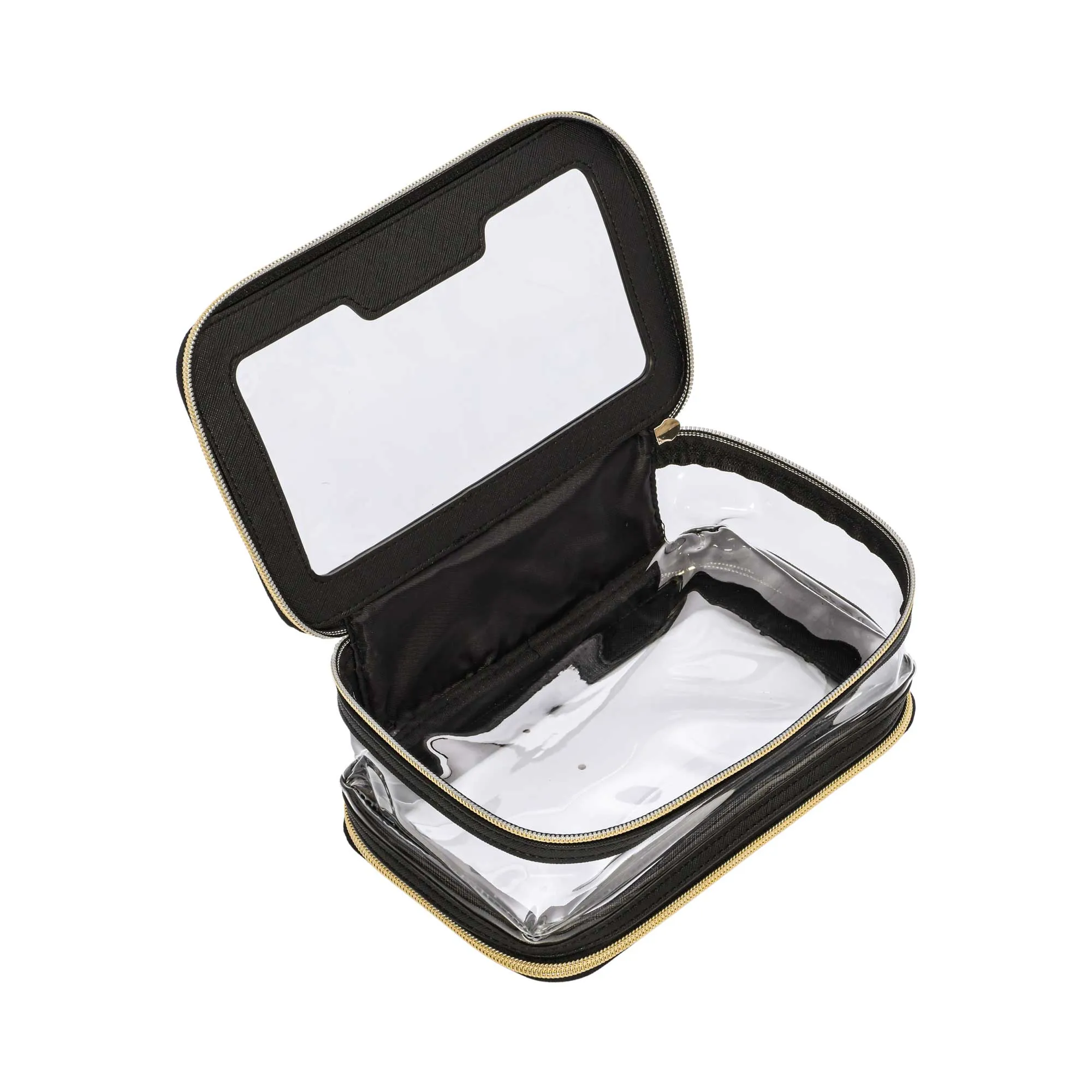 Mosafer Women's Nude Collection Black Toiletry Polyester 23X9X14cm